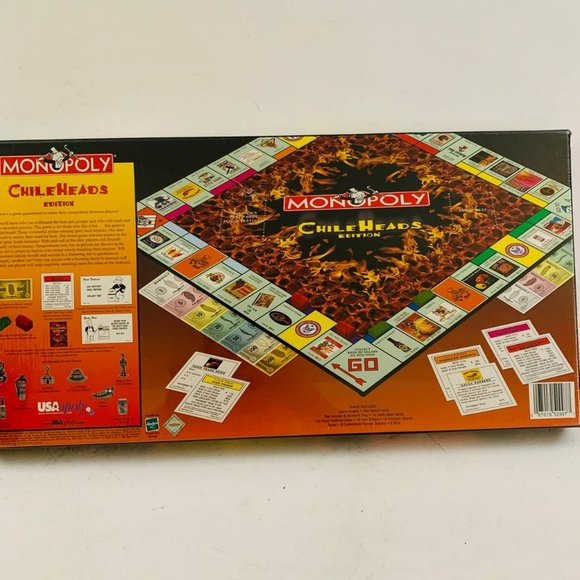 Vintage Monopoly Chile Heads Edition Board Game Hasbro USAopoly New Sealed - Picture 4 of 7